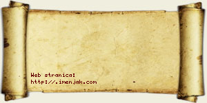 Isak Kaić vizit kartica